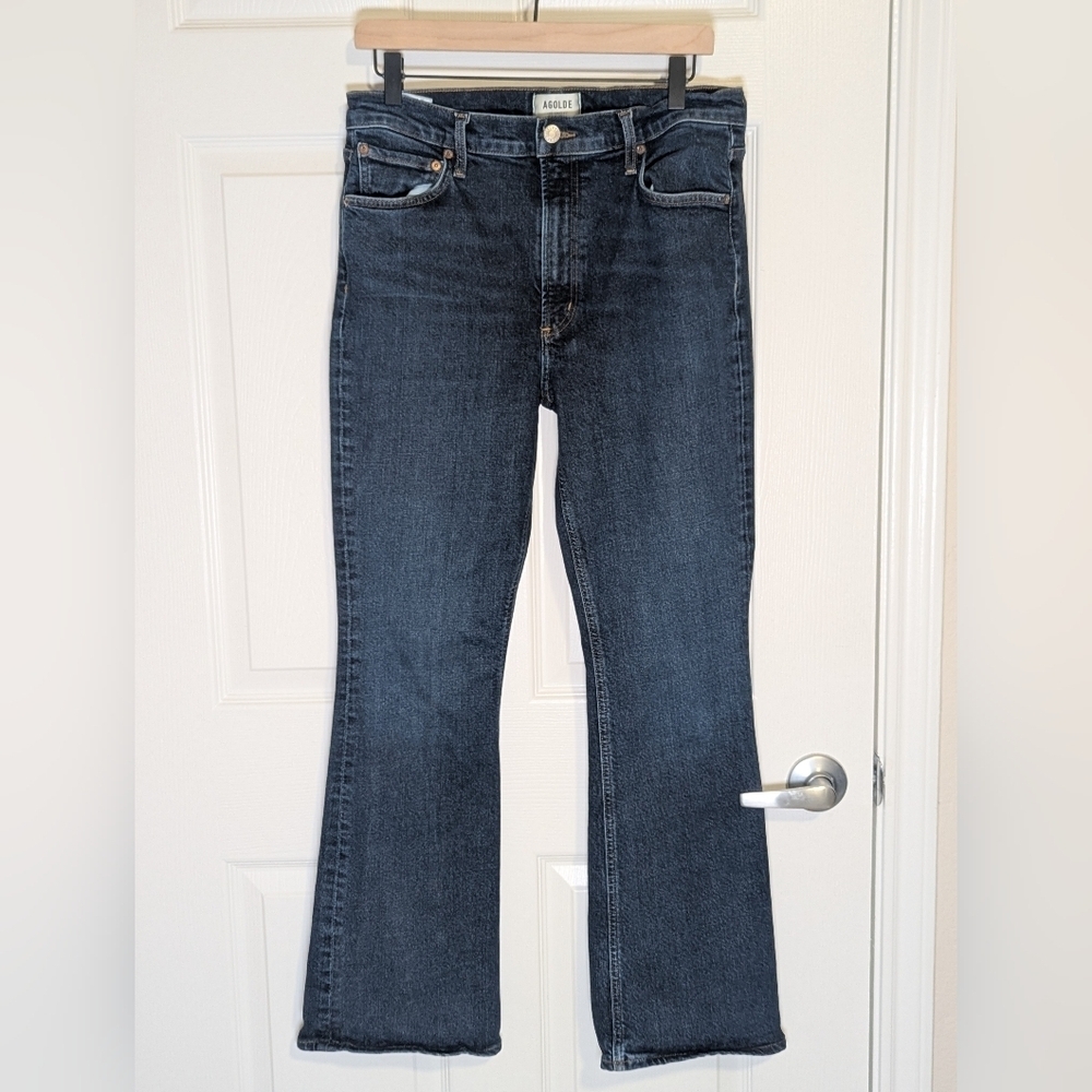 AGOLDE Nico High Rise Slim Straight Jeans Size 30 Medium Wash Bootcut